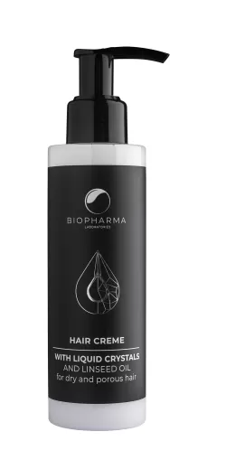 Крем за коса с течни кристали и ленено семе Biopharma Bio Oil Hair Cream, 150 мл