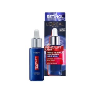 Нощен серум L'Oréal Paris Revitalift Laser Pure Retinol, против бръчки, 30 мл