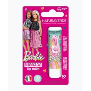 Балсам за устни SPF15 Naturaverde Barbie с аромат на ягода и какао, 5.7мл
