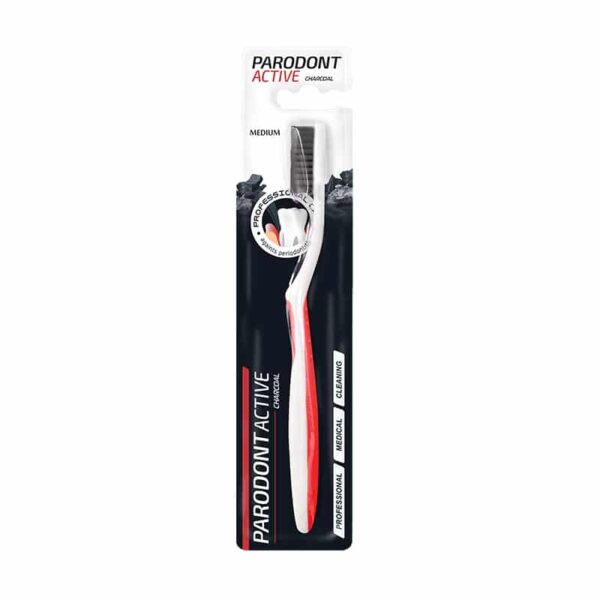 Четка за зъби с активен въглен Parodont Active Medium, 1 бр