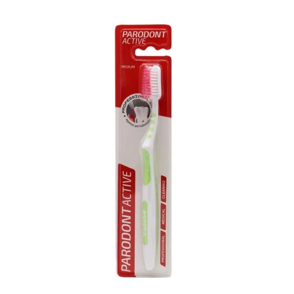 Четка за зъби с активен въглен Parodont Active Medium, 1 бр