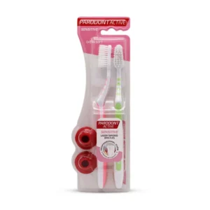 Четка за зъби за чувствителни венци Parodont Active Sensitive Extra Soft, различни цветове, 2 бр