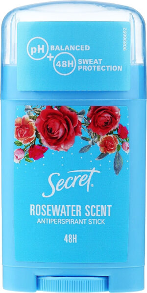 Дамски део крем- стик Secret Key Rosewater – Нежност и свежест с аромат на роза , 40 мл