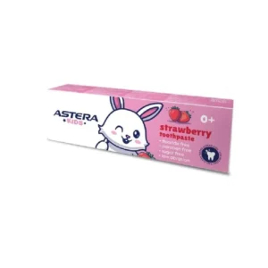 Детска паста за зъби с аромат на ягода Astera Kids 0+, 65 мл