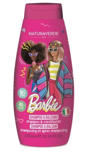 Детски шампоан и балсам 2в1 Naturaverde BARBIE , 300 мл