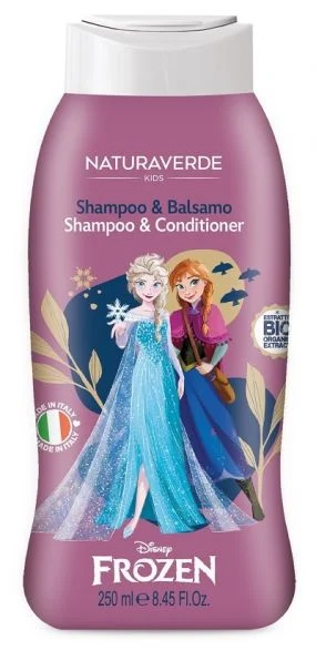 Детски шампоан и балсам 2в1 Naturaverde DISNEY FROZEN , 250 мл