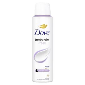 Дезодорант спрей против изпотяване DOVE Invisible Fresh за 48-часова защита, 150 мл