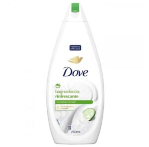 Душ гел с освежаващ аромат и интензивна грижа за кожата – Dove Rinfrescante, 750 мл