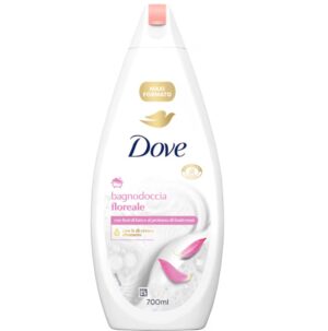 Душ гел с флорален аромат и интензивна грижа за кожата – Dove Floreale, 750 мл
