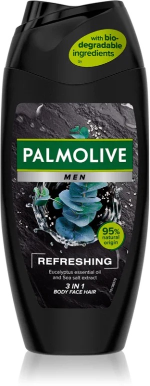 Душ гел с освежаващ ефект Men Refreshing 3в1 от Palmolive, 220 мл