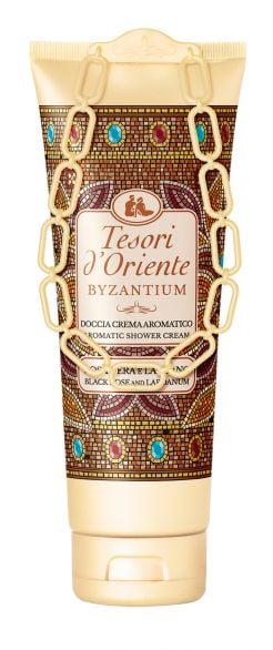 Душ-крем с черна роза и лабданум Tesori d'Oriente Byzantium, 250 мл