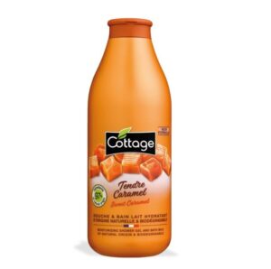 Овлажняващ душ гел със сладък карамел, Cottage Sweet Caramel, 750 мл