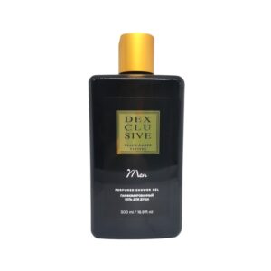 Парфюмен душ-гел с черен кехлибар и ветивер, Dexclusive Men Black Amber Vetiver, 500 мл