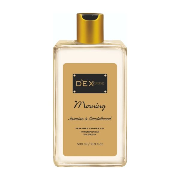 Парфюмен душ-гел с жасмин и сандалово дърво DEXCLUSIVE Jasmine & Sandalwood Morning, 500 м