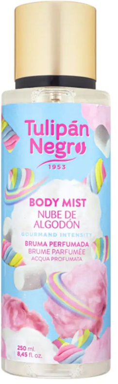Парфюмен спрей за тяло Tulipán Negro Nube de Algodon BODY MIST, 250 мл