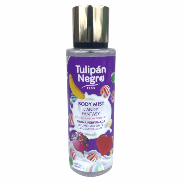 Парфюмен спрей за тяло с аромат на ванилия Tulipán Negro Candy Fantasy BODY MIST, 250 мл