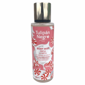 Парфюмен спрей за тяло с аромат на ягода Tulipán Negro Fresa & Nata BODY MIST, 250 мл
