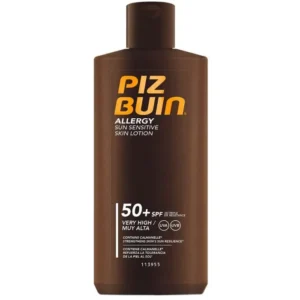 Слънцезащитен лосион за чувствителна и алергична кожа Piz Buin Allergy SPF 50+, 200 мл