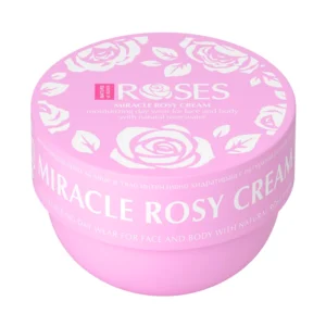 Витализиращ крем за лице и тяло с натурална розова вода Nature of Agiva Miracle Rosy Cream, 150 мл
