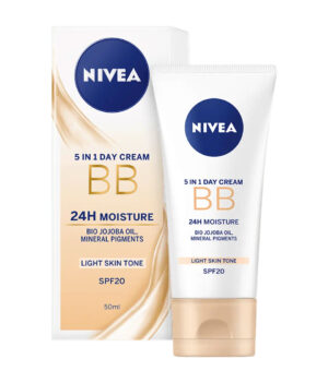 BB крем за лице за светла кожа Nivea 5в1 SPF15, 50 мл