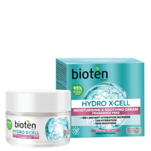 Дневен крем Bioten Hydro X∙Cell – 72 часа хидратация за суха и чувствителна кожа, 50 мл
