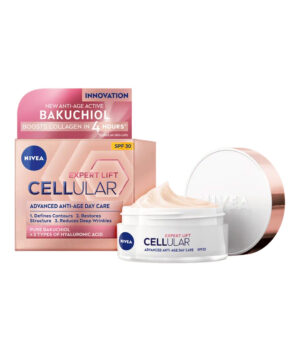 Дневен крем срещу бръчки Nivea CELLULAR EXPERT LIFT, с 2 типа хиалурон, 50 мл