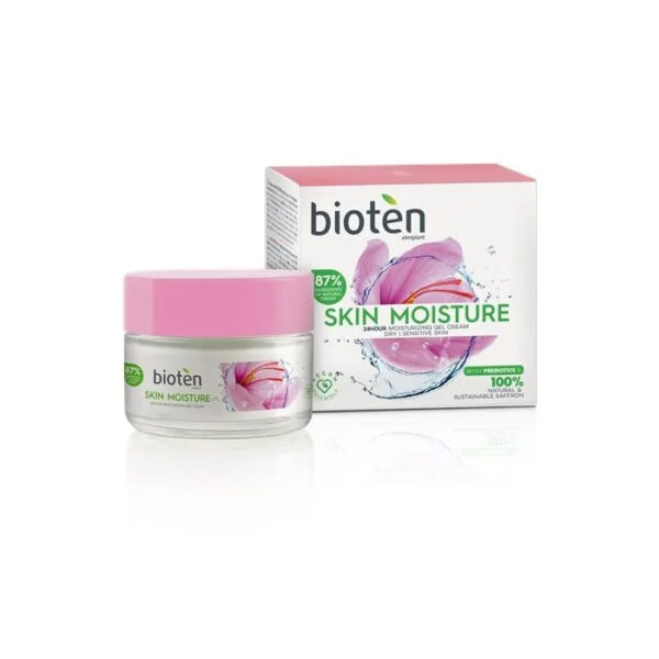 Хидратиращ гел крем за лице със шафран BIOTEN Skin Moisture, за суха кожа, 400 мл