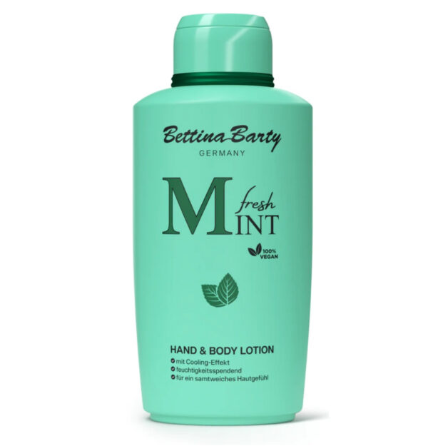 Хидратиращ лосион за ръце и тяло с охлаждащ ефект Bettina Barty Fresh Mint, 500 мл