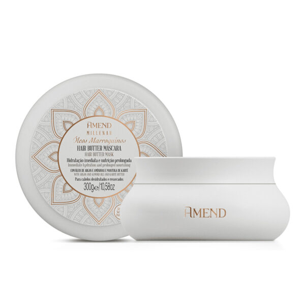 Интензивно подхранваща маска за коса с арганово и бадемово масло Amend Millenar Mask Moroccan Oils, 300 мл