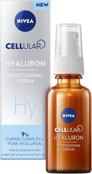 Концентриран серум Nivea Cellular Professional Hyaluron, с чист хиалурон, 30 мл