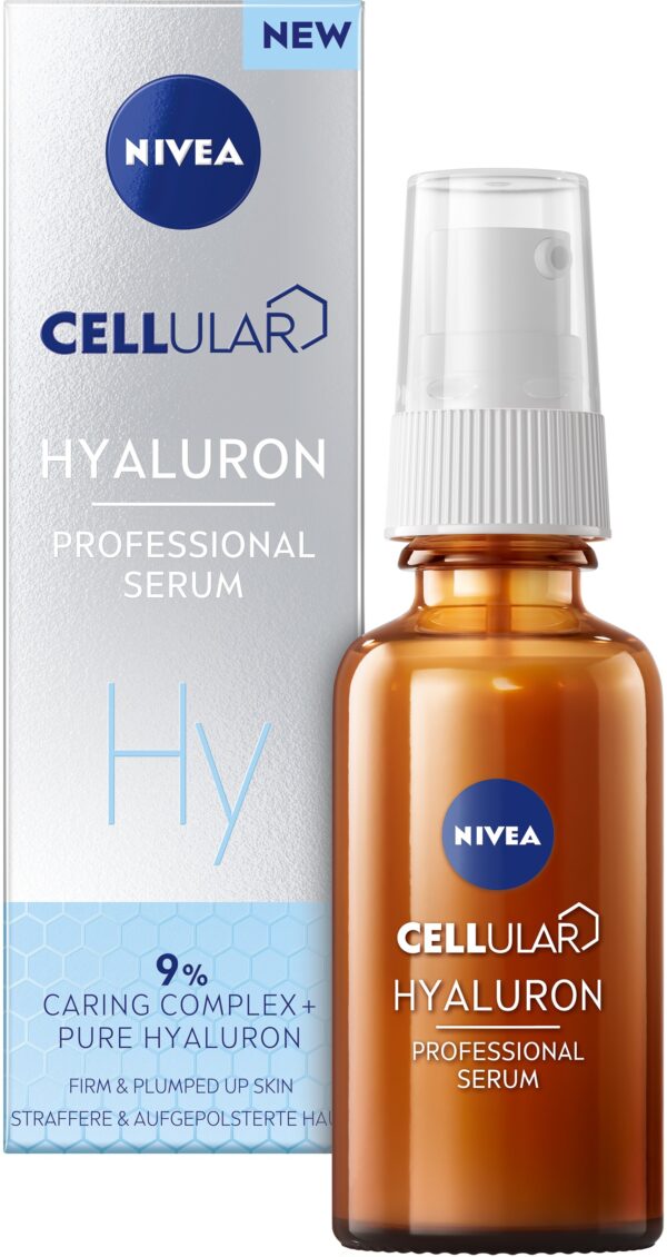 Концентриран серум Nivea Cellular Professional Hyaluron, с чист хиалурон, 30 мл