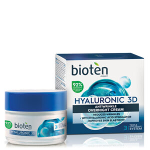 Нощен крем против бръчки с хиалуронова киселина Bioten Hyaluronic 3D, 50 мл