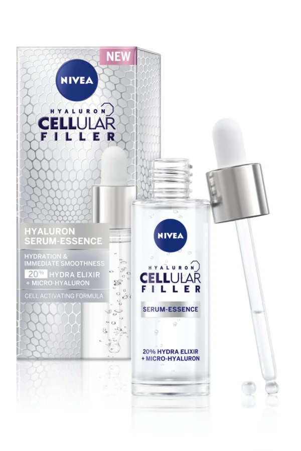 Серум с хиалуронова киселина NIVEA Cellular Filler, с микро‑хиалурон, 30мл