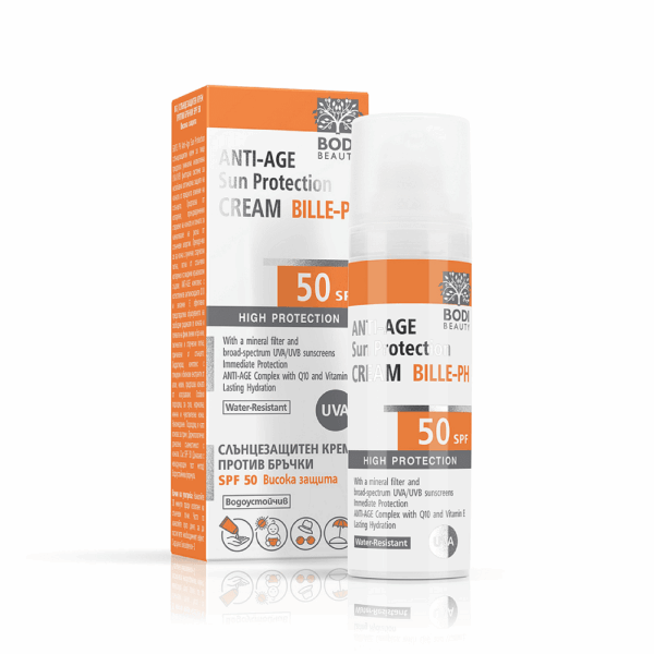 Слънцезащитен крем за лице срещу бръчки Bodi Beauty BILLE-PH, 30 мл