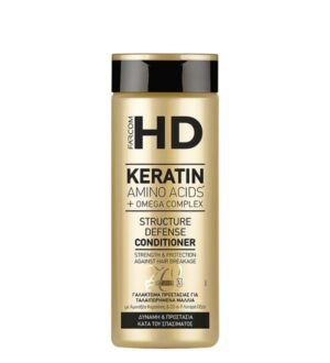 Структурен балсам с кератинови аминокиселини HD STRUCTURE DEFENSE, за възстановяване и защита, 330 мл