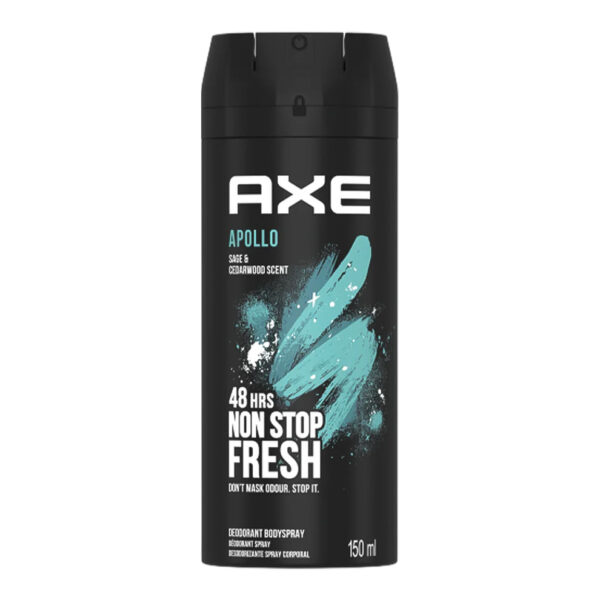 AXE Apollo – Мъжки дезодорант спрей с 48H Non-Stop Fresh ефект, 150 мл