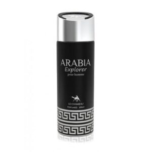 Arabia Explorer – мъжки парфюмен дезодорант с харизматичен аромат на кожа и плодове, 150 мл