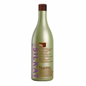 BES SILKAT N1 Nutritivo – подхранващ шампоан с ленено масло и зехтин за много суха и изтощена коса, 1000 мл
