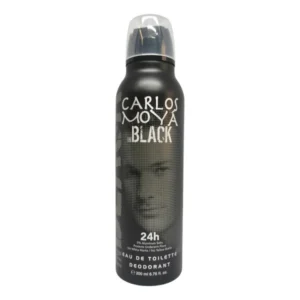 CARLOS MOYA Black – Дезодорант спрей за мъже с дълготрайна защита против изпотяване