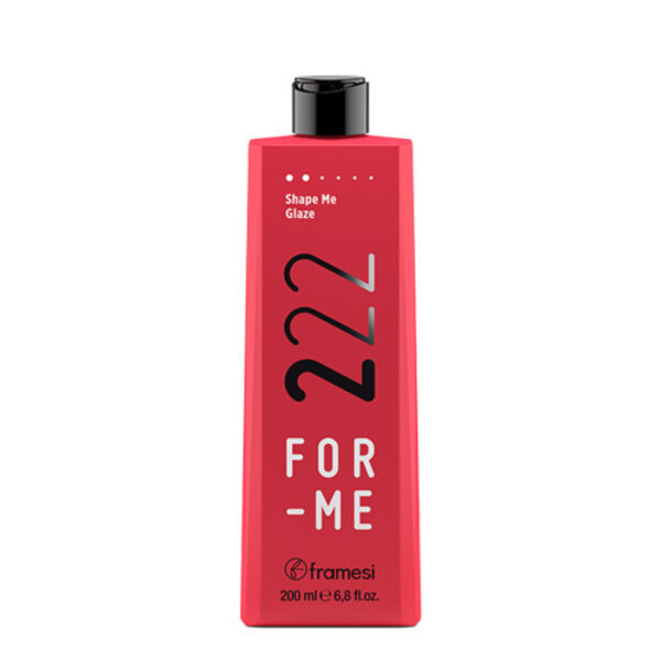 Framesi 222 Shape Me Glaze – моделиращ флуид за плътни и хидратирани къдрици, 200 мл