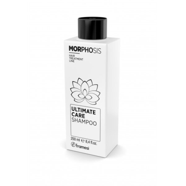 Framesi Morphosis Ultimate Care Shampoo – ревитализиращ шампоан за блясък и дълбока хидратация, 250 мл