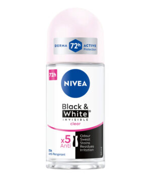 Дамски дезодорант рол-он NIVEA Invisible Clear, 50 мл