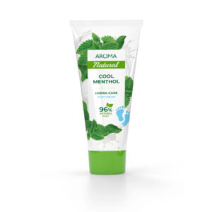 Крем за крака AROMA Cool Menthol, със свежа мента, 75 мл