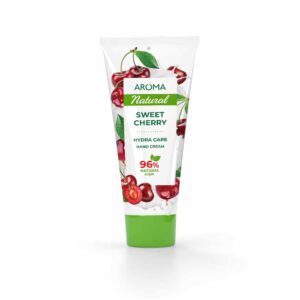 Хидратиращ крем за ръце AROMA SWEET CHERRY, с масло от ший и екстракт от череша, 75 мл