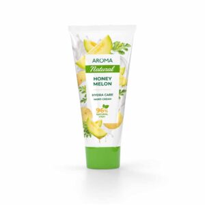 Крем за ръце с аромат на пъпеш AROMA HONEY MELON, с масло от ший и уреа, 75 мл