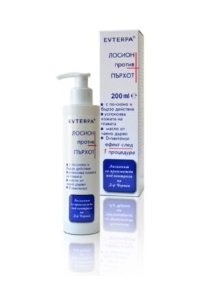 Лосион против пърхот EVTERPA с масло от чаено дърво, 200 мл