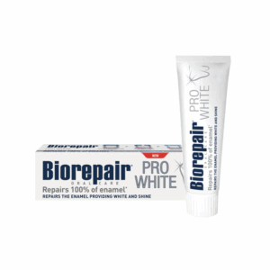 Biorepair Pro White – избелваща паста за зъби с възстановяващо действие, 75 мл