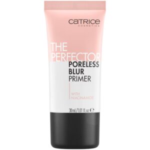 Catrice The Perfector Poreless Blur Primer – изглаждаща основа с ефект на лек фокус и ниацинамид, 30 мл