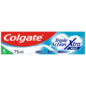 Colgate Triple Action Xtra White – паста за зъби за бяла усмивка и свеж дъх