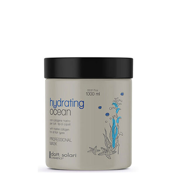 Dott. Solari Hydrating Mask – хидратираща маска с морски колаген за всеки тип коса, 1000 мл